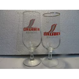 2 VERRES GRUBER 25CL...