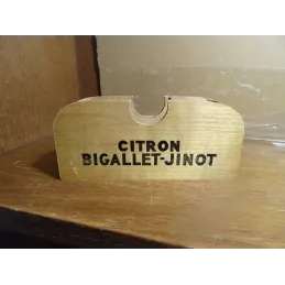 BOITE A CARTES  CITRON BIGALLET -JINOT 13CM X10.20CM