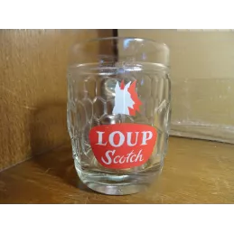 1 CHOPE  LOUP SCOTCH 25CL HT 10.50CM