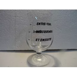 1 VERRE DUVEL COLLECTOR  ENTRE TEMPS/BRUSQUEMENT/ET ENSUITE
