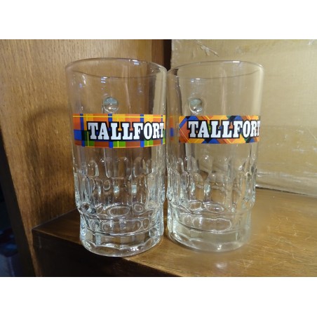 2 CHOPES TALLEFORT 25CL LOGO DIFFERENTS HT 12.90CM