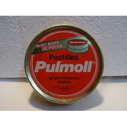 BOITE PASTILLES PULMOLL ROUGE DIAMETRE 10.50CM