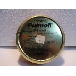 BOITE PASTILLES PULMOLL ROUGE DIAMETRE 10.50CM