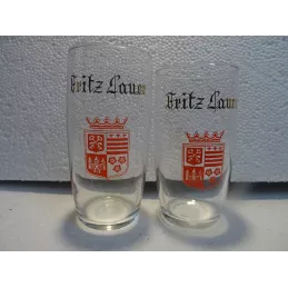 DEUX VERRES FRITZ LAUER 20CL