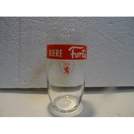 1 VERRE BIERE  FORTA 25CL HT.12CM