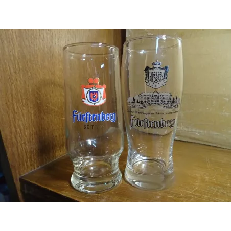 2 VERRES  FURFTENBERG 20CL  HT 13.50CM ET 14.10CM