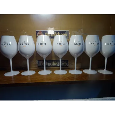 7 VERRES  KRITER 40/50CL EN POLYCARBONATE