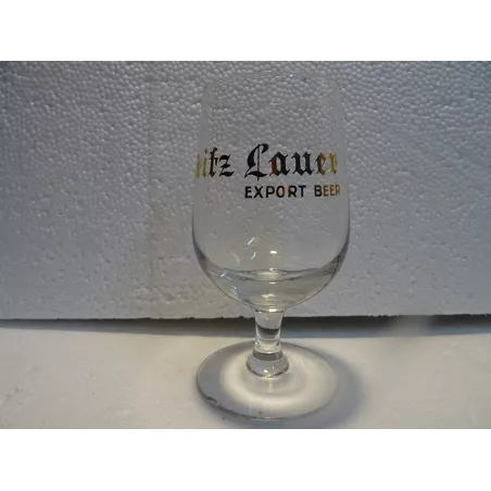 1 VERRE FRITZ LAUER  EXPORT BEER  25CL  HT 14.70CM