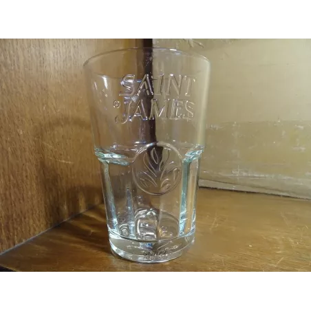 6 VERRES RHUM ST JAMES 34CL HT 12.30CM