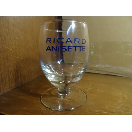 6 VERRES RICARD ANISETTE  17CL BLEU