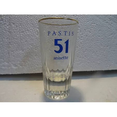 6 VERRES PASTIS 51  MOMIE HT 9.80CM