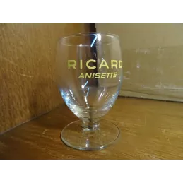 1 VERRE RICARD ANISETTE MOMIE 11CL  ECRITURE JAUNE