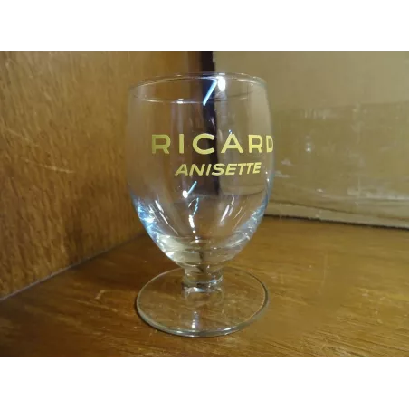 1 VERRE RICARD ANISETTE MOMIE 11CL  ECRITURE JAUNE