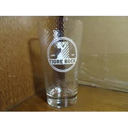 6 VERRES TIGRE BOCK 25CL HT.13.20CM  N° 102