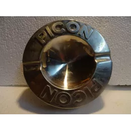 CENDRIER PICON  EN METAL  INOX  DIAMETRE 13.40CM