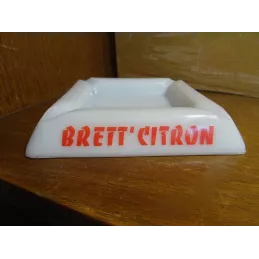 CENDRIER  SIROPS MARTINA  BRETT'CITRON 13CM X13CM