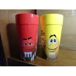 2 GOBELETS M&M'S HT 15CM