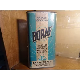BOITE BORAF LA LITTORALE  BEZIERS  HT 23.50CM