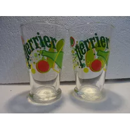 2 VERRES PERRIER COLLECTOR