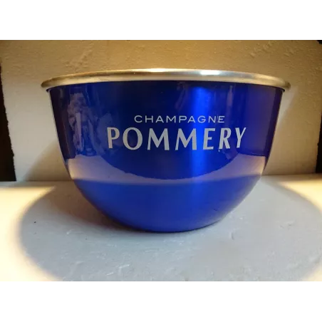 VASQUE CHAMPAGNE POMMERY EN ALU HT 20CM DIAMETRE 35CM