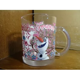 MUG  LA REINE DES NEIGES  ELSA  ANNA   OLAF HT 9.50CM