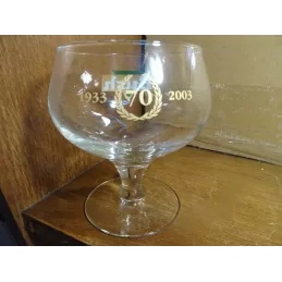 1 VERRE BUSH  25CL  70 ANS  1933/2003