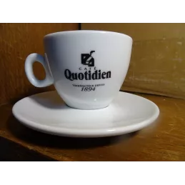 6 TASSES  A CAFE  QUOTIDIEN 10CL + 6 SOUS TASSES