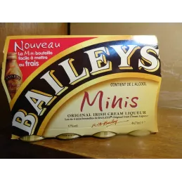 LOT DE 4 MINIS BOUTEILLES BAILEY'S