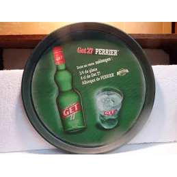 PLATEAU GET/27 PERRIER  DIAMETRE 38CM