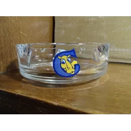 CENDRIER  CAMEL  EN VERRE  DIAMETRE 10CM