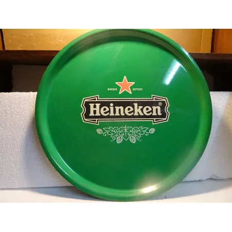 PLATEAU HEINEKEN  EN RESINE  DIAMETRE 44CM