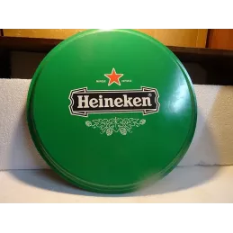 PLATEAU HEINEKEN  EN RESINE  DIAMETRE 44CM