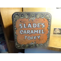 BOITE  SLADES  CARAMEL  TOFFY 15CM X15CM  X21.50CM