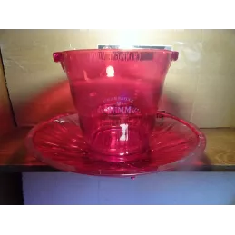 SEAU A CHAMPAGNE MUMM AVEC SA VASQUE  HT 20CM