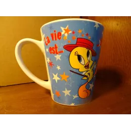 MUG TITI  LA VIE EST BELLE  HT 10.20CM