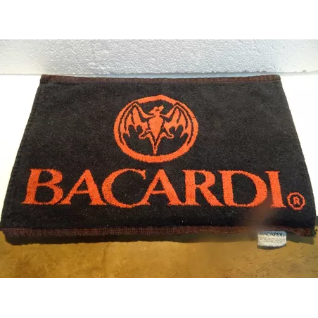 TAPIS DE BAR  BACARDI EN EPONGE  42CM X27CM