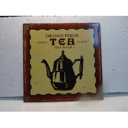 TOLE  TEA 24CM X24CM