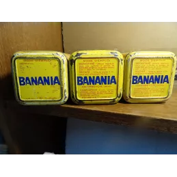 3 BOITES BANANIA  HT 14.50CM