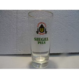 1 VERRE DORTMUNDER-UNION SIEGEL PILS 25CL  HT 14.30CM