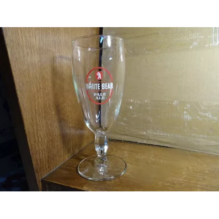 VERRE WHITE BEER 25CL HT 17.50CM