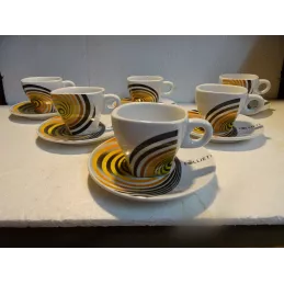 6 TASSES A THE FOLLIET ELLIPTIK  18CL