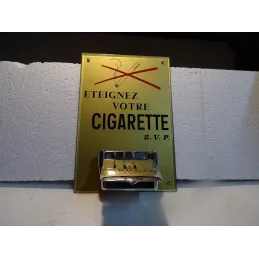 CENDRIER SNCF ETEIGNER VOTRE CIGARETTE 30CM X20CM