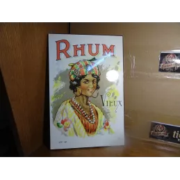 PLAQUE RHUM EN RESINE 30CM...