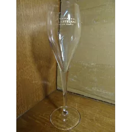 6 FLUTES  CHAMPAGNE  DE CASTELNAU 10CL HT 18.50CM
