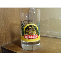 1 VERRE  RHUM DILLON  HT 9.70CM