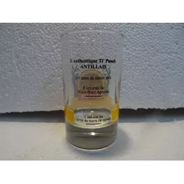 1 VERRE  RHUM DILLON  HT 9.70CM
