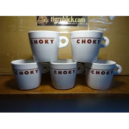 5 TASSES CHOKY 20/22CL HT 8CM