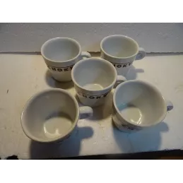 5 TASSES CHOKY 20/22CL HT 8CM