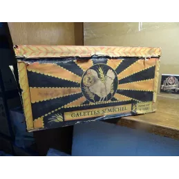 BOITE BISCUITS ST MICHEL  23CM X22CM X12CM