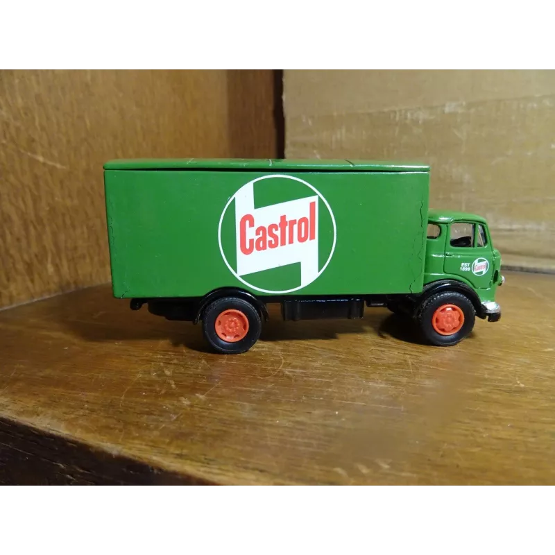 Camion De Course Castrol Scalextric - Camion Racing Rouge Et Blanc Ultra Résistant Pour Circuits 1/32